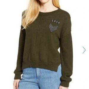 Rails Olive Crew Neck Sweater